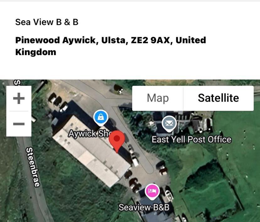 Sea View B & B Ulsta Екстериор снимка